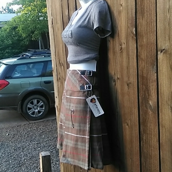 Genuine Scottish Wrap Kilt Size 28 Women - Picture 2 of 7